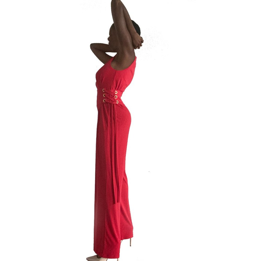 Cinched Waist Jumpsuit